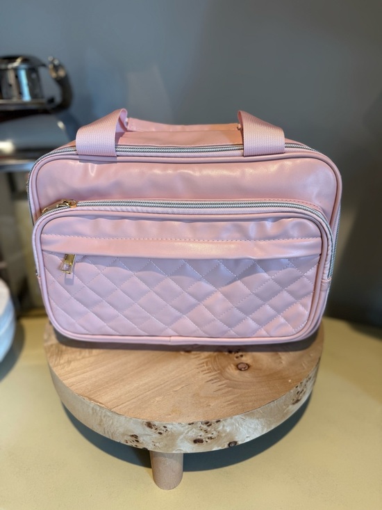 Other - Faux Leather Bible Cover Case with Ribbon Bookmark - Pink